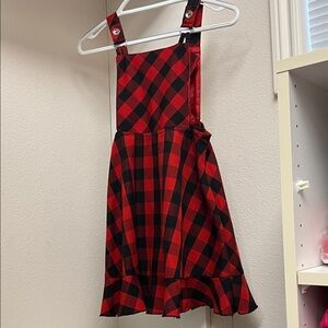 Bonnie Jean Vibrant Red Attire Festive Girl dress